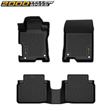 Fit For 2008-2012 Honda Accord All Weather 3D TPE Floor Mats Carpets Liner Cover