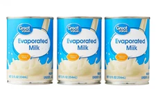 Great Value Evaporated Milk, 12 fl oz, 3 pack