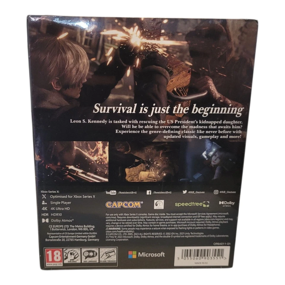 Resident Evil 4 Limited Steelbook Edition Xbox Series X | Brand New and Sealed - Image 2 of 4