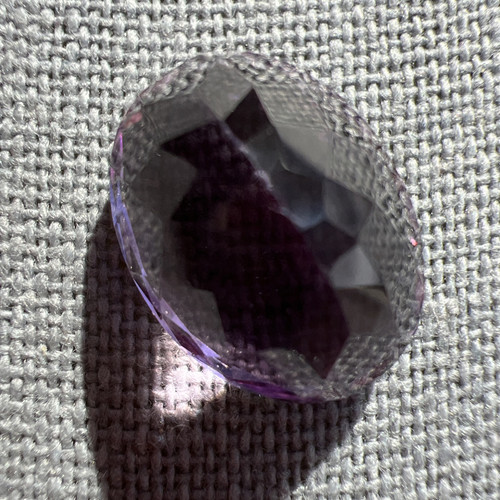 Vintage Very Large 10.8 Ct Oval Amethyst Loose Stone; Stunning! - Picture 13 of 20
