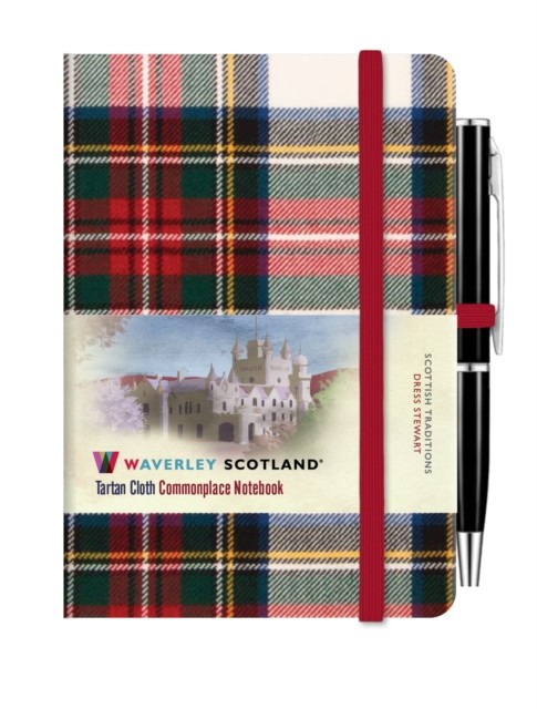 Waverley Commonplace Notebooks:Dress Stewart Tartan Mini Notebook with Pen