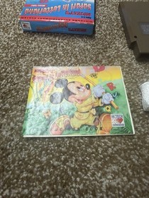 Mickey&rsquo;s Safari In Letterland NES CIB Nintendo 