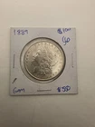 1889 P Morgan Silver Dollar Bu
