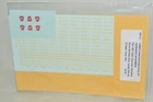 HO scale decals Middle Division HPS-15 Pennsylvania RR passenger car numbers
