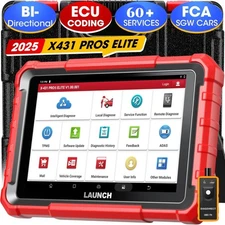 2025 LAUNCH X431 PROS Elite V+ PRO5 OBD2 Scanner Car Diagnostic Tool Key Coding