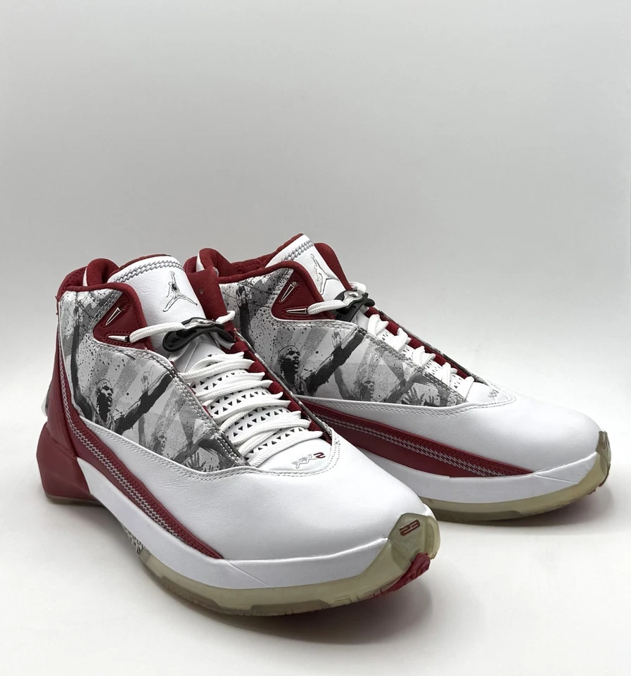 Nuevo Nike Air Jordan 22 OG 'Omega' Blanco Rojo 315299 162 Hombres talla 11 Foto 2 de 4