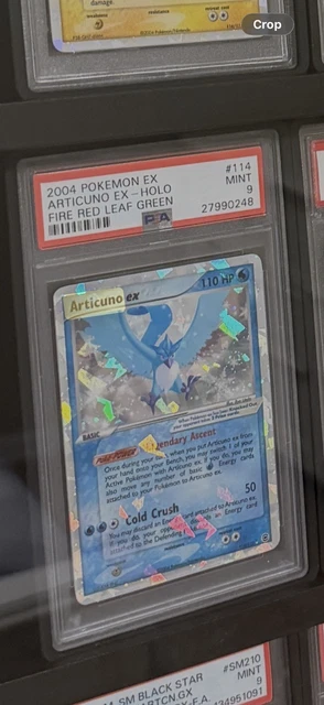 2004 Pokemon Fire Red Leaf Green Articuno Ex Holo 114/112 PSA 9 MINT