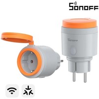 Sonoff S61S Outdoor Smart Steckdose Matter Und Wifi 16A Typ F IP44 Verbrauch