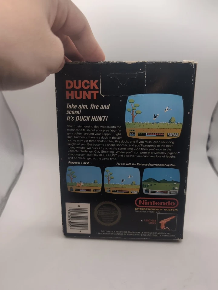 Duck Hunt 5 Screw NES Complete in Box Authentic Tested - Image 2 of 4