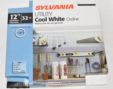 4 SYLVANIA 32w 12 Utility Cool White CIRCLINE Fluorescent Light Bulb NIB JP