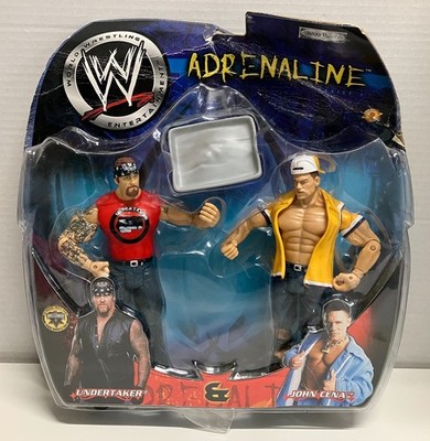 WWE Wrestling Adrenaline Undertaker & John Cena *SEALED* 6'' Actionfiguren