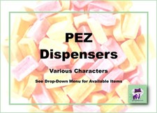 PEZ Collectible Dispensers Various Items: New, Loose, Vintage, Cartoon, Holiday