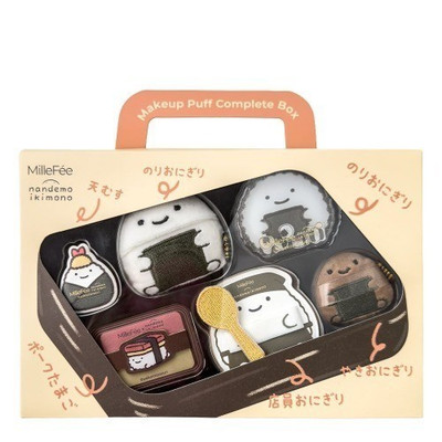 Millefee Nandemoikimono Makeup Puff Complete Box with Smartphone Grip New Japan