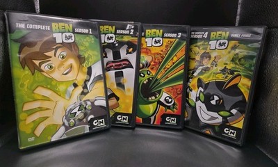 Ben 10 Seasons 1-4 DVD Lot Cartoon Network 