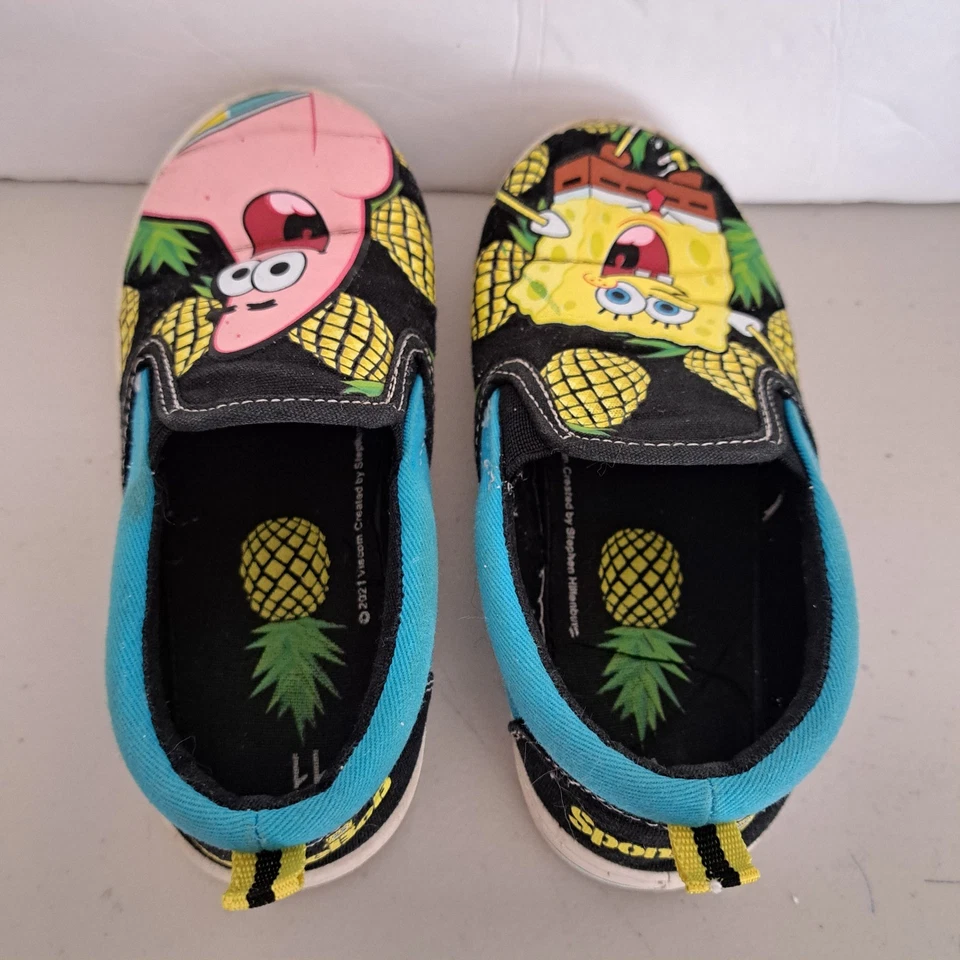 Bob Esponja Pantalones Cuadrados Patrick Zapatos Sin Cordones Niños Talla 11 Tenis Foto 4 de 4