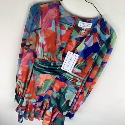 vestire miami nights midi dress Vestire Miami Nights Midi Dress in Miami Print Size 14