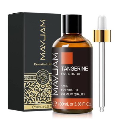 MAYJAM 100 mL Tangerine Essential Oil 100% Pure Undiluted Natural Aromatherapy