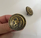 Pair, Pre Civil War, Bridal Rosettes, Reproduction, Brass Never Used