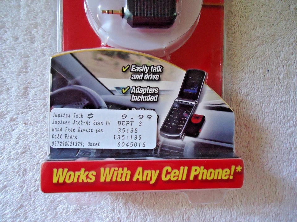 As Seen On TV Jupiter Jack " MAKE YOUR CELL PHONE HANDS FREE " - Image 3 of 4