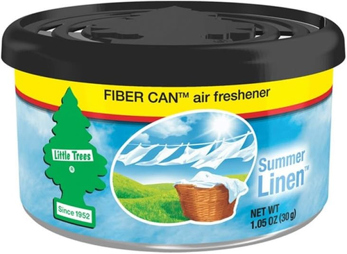 4 Pack Fiber Can Air Freshener Black Ice Scent New Car Home Office - Picture 5 of 12