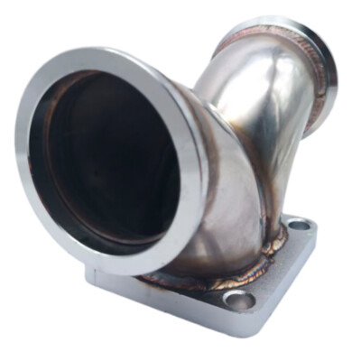 V-Band Flange Dual Inlet Y Elbow Adapter 2.5'' for V6 V8 Engine T4 Turbocharger