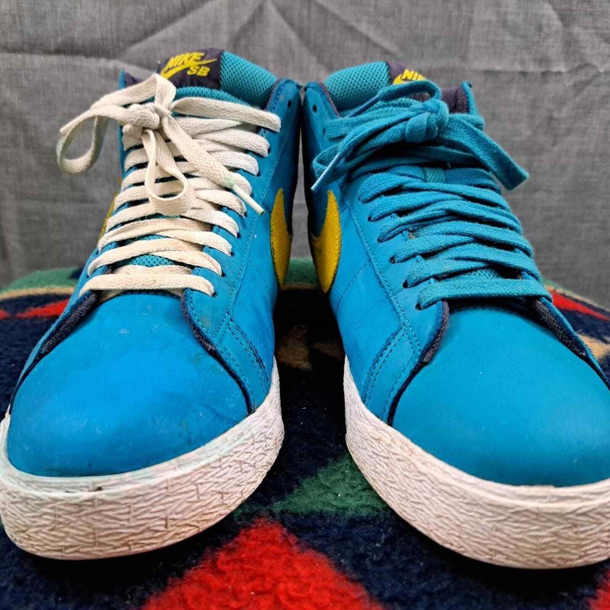 Nike SB Blazer Premium Blue Aquamarine Men Size 11 314070 | eBay