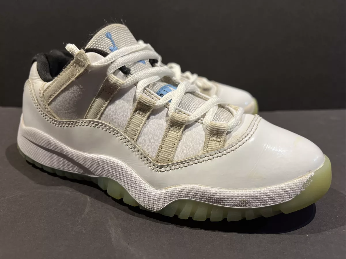 Nike Air Jordan 11 Retro Low White Legend Blue 505835 117 GS Size