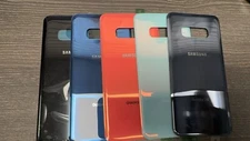 New Back Glass Cover Samsung Galaxy S10e, S10, S10 Plus Black White Coral Blue
