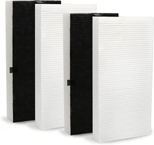 4 Packs Filter Replace for Febreze FRF102B, Honeywell Filter U HRF201B HHT270