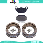 Front+Rear Brake Pads For Kymco ATV MXU 150 2005-2015 2016 2017 2018 2019 2020