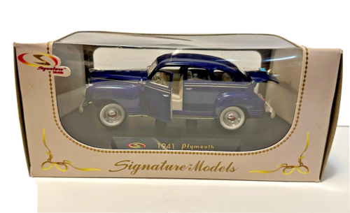 Signature Model 1/32 Scale 1941 Plymouth Special Deluxe Diecast New In Box - Picture 1 of 4