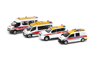 Tiny City Die-cast Model Car - Bs22 Airport District Vehicle 4 Cars Box Set