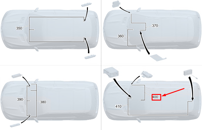 Mercedes-Benz EQC A2535402315 OEM Antenna Splitter Wiring Kit