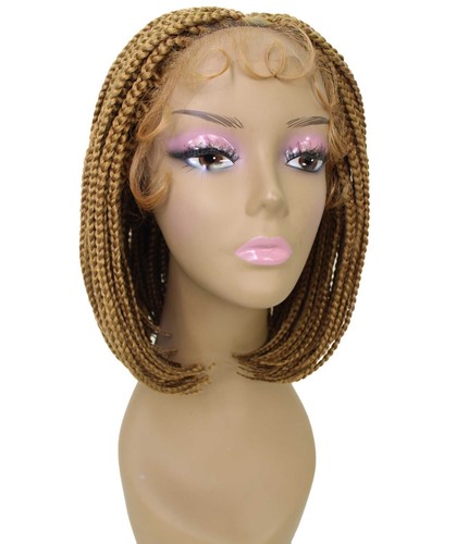 LUXLUXE Tiara gerade 12 Zoll lang 4X4 handgebundene Spitze geflochtene Perücke, BLB-0140 - Bild 53 von 128