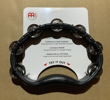 Headliner Series Molded Abs Tambourine - Black - Dual Row HTMT1BK