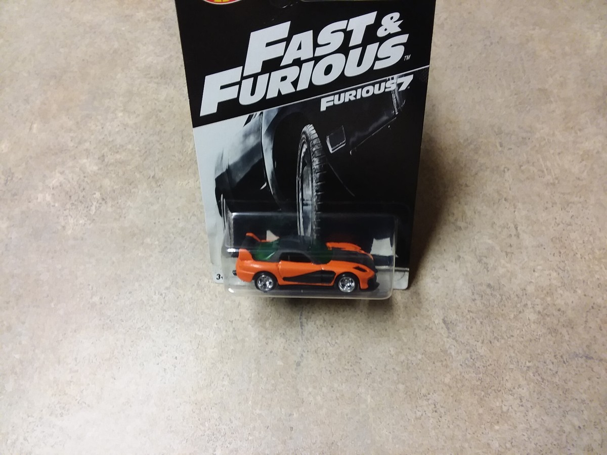 Hot Wheels Fast and Furious HAN`S MAZDA RX7 W/REAL RIDERS