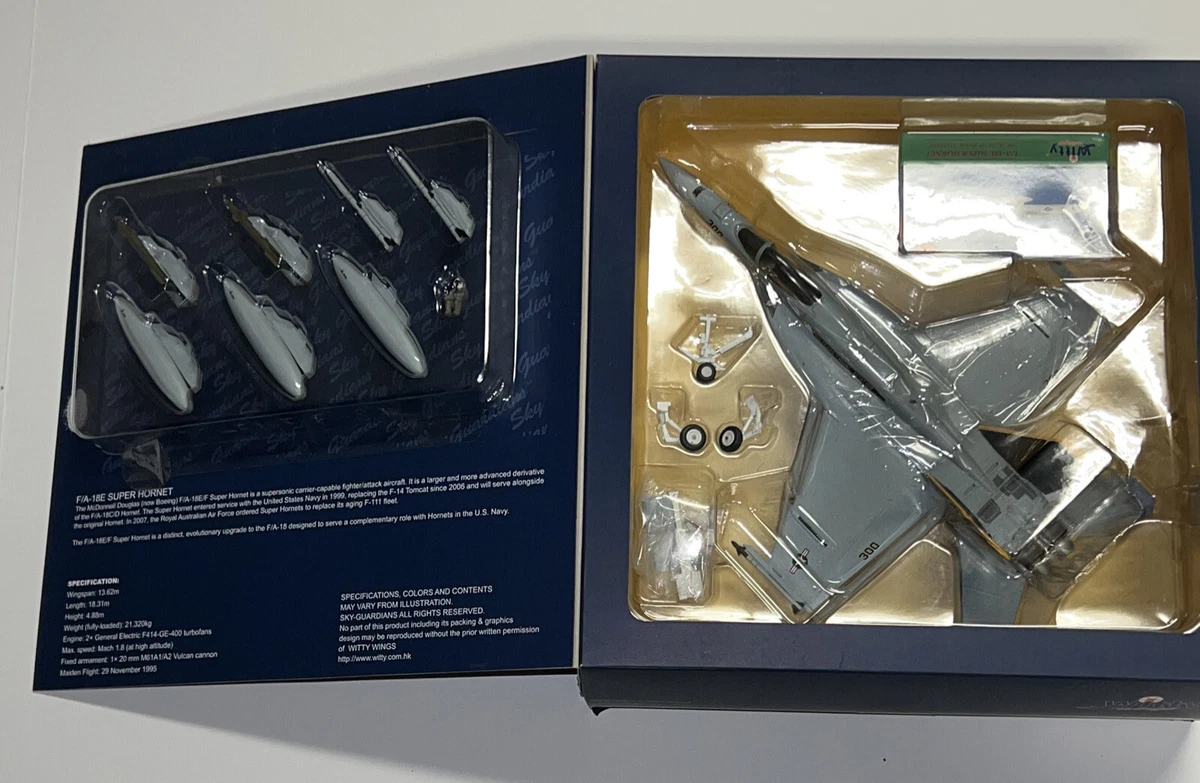 Witty Wings 1:72 Scale F/A-18E Super Hornet VFA-115 Eagles 100 Yrs NavalDie Cast