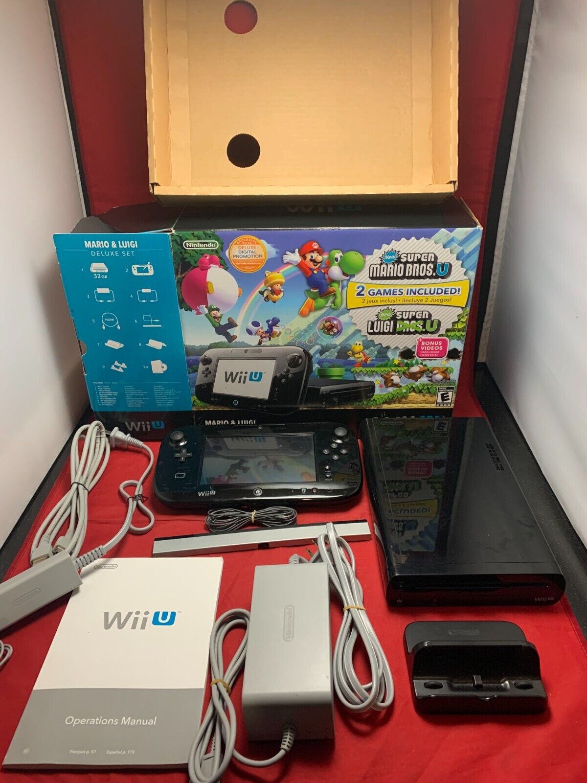 Nintendo Wii U Deluxe Set: Super Mario Bros U & Luigi U (32 GB)