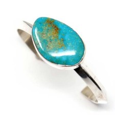 Blue Gem Turquoise Bracelet by Orville Wright