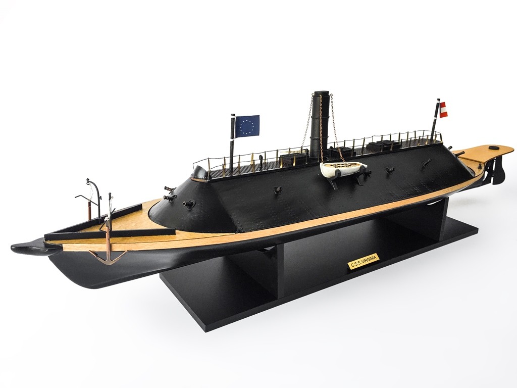 CSS Virginia Limited 33 - Handcrafted Civil War Model Ship 