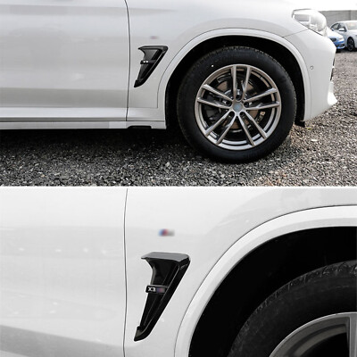 Glanz Schwarz Kotflügel M Performance Dekor Passend Für BMW X3 G01 2018-2022