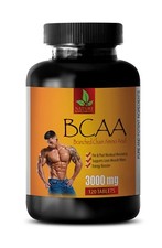 muscle building - BCAA 3000mg - post workout supplements - 1 Bottle