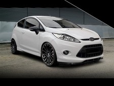 schwarze Spoilerlippe Ford Fiesta MK7 ST JA8 Bj. 08-13 Front Lippe ST RS Ansatz