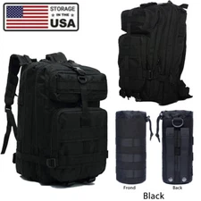 Tactical Molle Travel Backpack Nylon Water Bottle Bags for Sports Camping Hiking