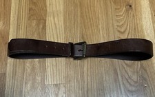 Banana Republic Belt, Genuine Italian Brown Leather, Made in the USA, Size 38