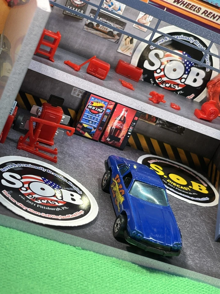 Jaguar XJS 1977 Hot Wheels Blackwalls 1:64 azul diecast usado excelente estado Foto 3 de 4