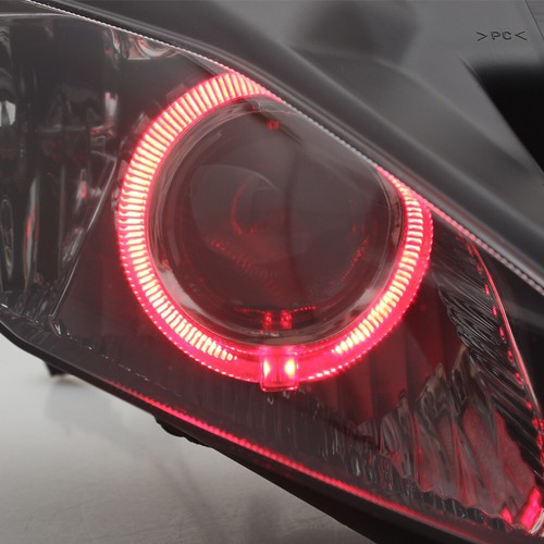 Customized Fully Headlight Assembly w/Red Angel Eyes For Yamaha YZF R6 2008-2015 - Picture 20 of 24
