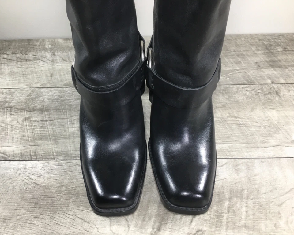 Botas Harley-Davidson Nina negras punta suave motociclista motociclista para mujer talla 10 Foto 4 de 4