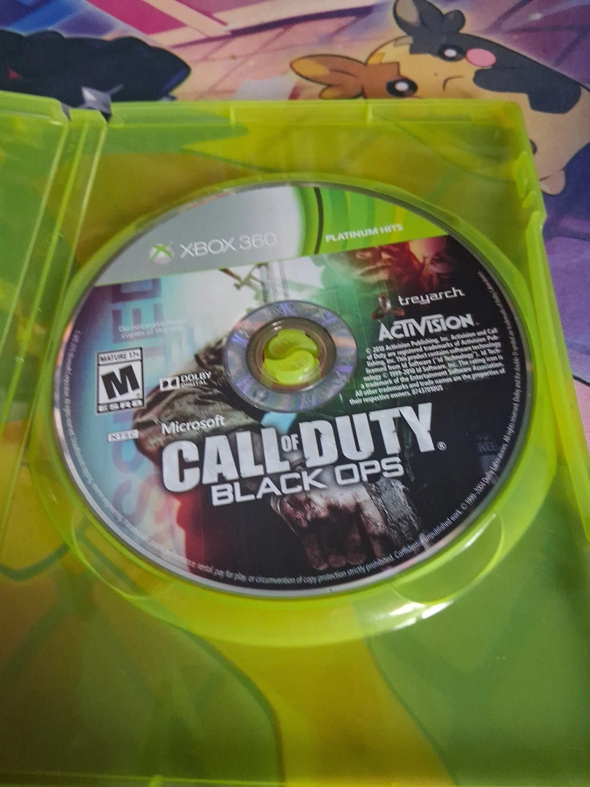 Call of Duty: Black Ops (Xbox 360) No Title cover art Tested