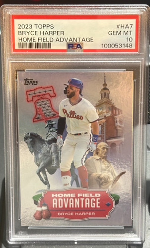 2023 Topps Series Home Field Advantage Bryce Harper #HA-7 PSA 10 Philadelphia